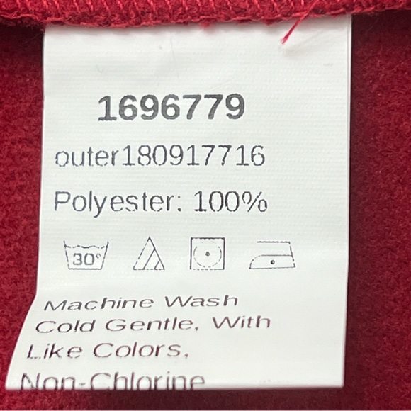 SHEIN Women's Color Block Open Front Cape, Cloak Sleeve, Black & Maroon, Size XS - Picture 3 of 7